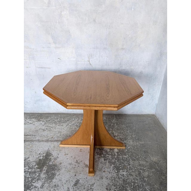 Arts & Crafts Octagonal Oak Coffee Table For Sale - Image 9 of 10