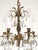 Share Antique Teeny Tiny Twinkling 5 Arm 5 Light Brass Cut Lead Crystal Chandelier ~ Rewired ~ Restored ~ Rejuvenated ~ Ready to Hang ~ For Sale - Image 4 of 12