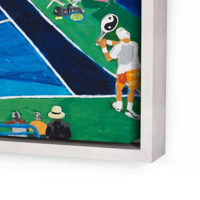 DESCRIPTION: US Open by Shaun Ellison in White Frame, Medium Art Print on Canvas SPECIFICATIONS: Type: Giclée Art Print on...
