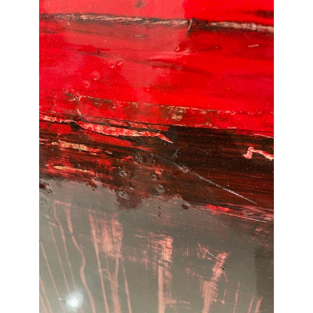 Verbicky, James. Mixed Media Painting on Canvas (2008), Signed (& Inscribed) For Sale - Image 10 of 12