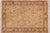 Beige Boho Chic Floral 1990's Pak-Persian Beige/Charcoal Wool Rug - 6'1'' X 9'1'' For Sale - Image 8 of 9