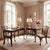 Metal Late 20th Century The Georgian Symphony: Symmetrical Queen Anne Desks & Chippendale Ribbon-Back Chairs For Sale - Image 7 of 12