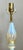 White Vintage Murano Opalescent Glass and Lucite Table Lamp For Sale - Image 8 of 12