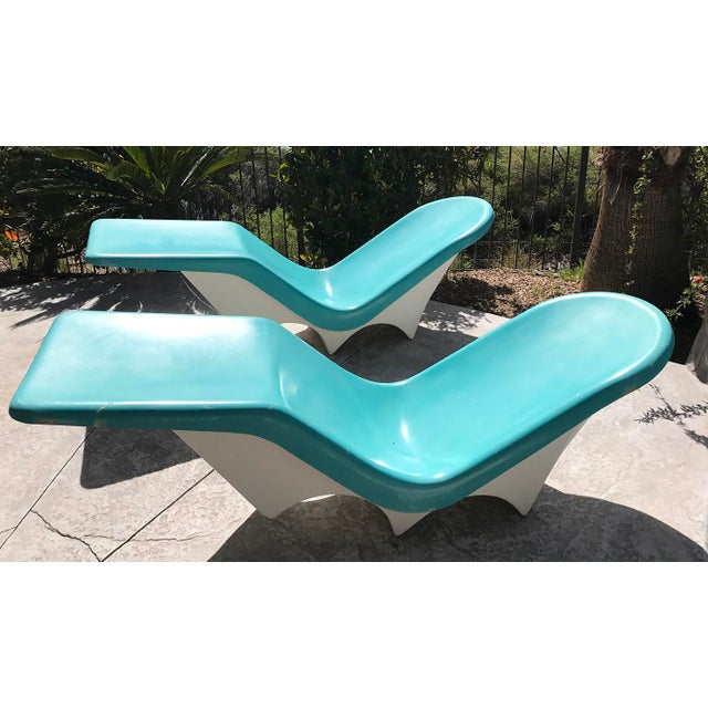Le Barron of California Mid-Century Fiberglass Lounge ...