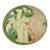 Majolica Art Nouveau Asparagus Plate by Keller Et Guérin (Kg) Lunéville For Sale