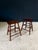 Vintage Early 19th Century Handmade Ladder Stool set of 2. Made in England, 1900's period. Oak wood turned and carved...