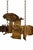 Vintage Gothic Revival Dragon Chandelier | Hand-Forged Iron Fantasy Lighting | 44” Diameter For Sale - Image 4 of 7