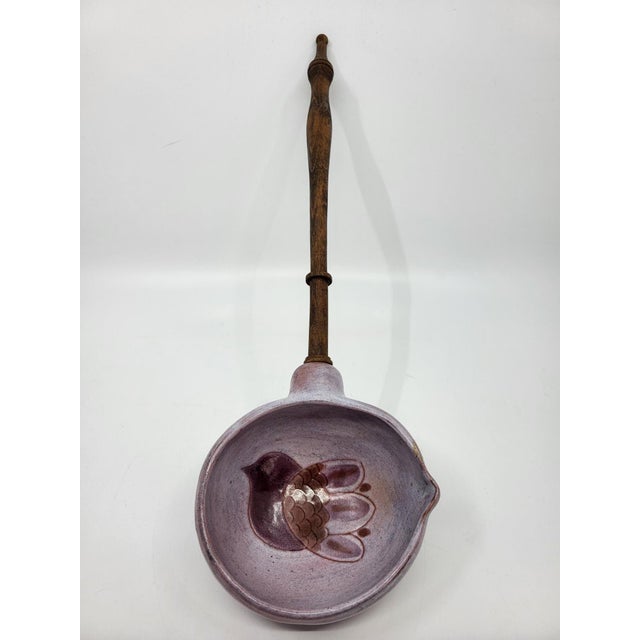 Vintage Ceramic Ladle by the Cloutier Brothers, 1950s For Sale - Image 12 of 12