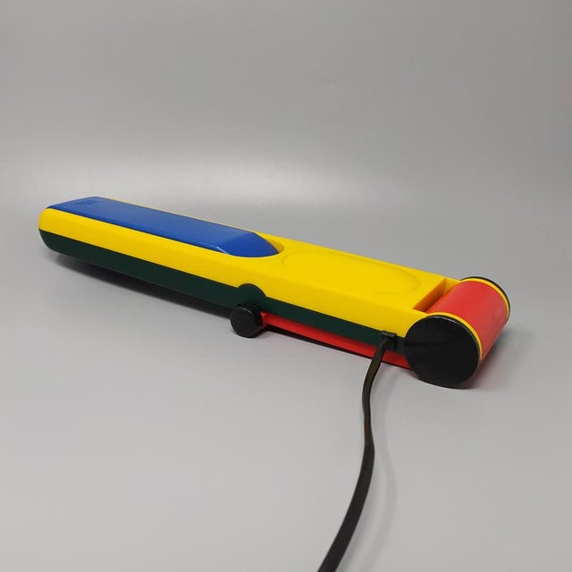 Blue Table Lamp from Benetton, Italy, 1980s For Sale - Image 8 of 10