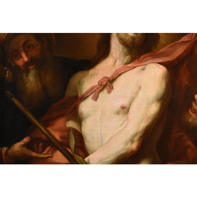 Workshop of Valerio Castello, Ecce Homo, 1650, Oil on Canvas, Framed For Sale - Image 13 of 17