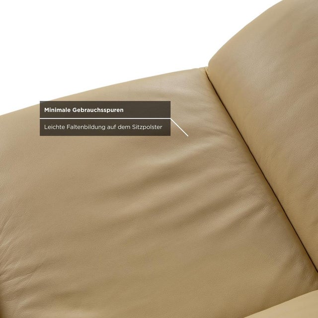 Rossini Armchair in Yellow Leather from Koinor For Sale - Image 9 of 15