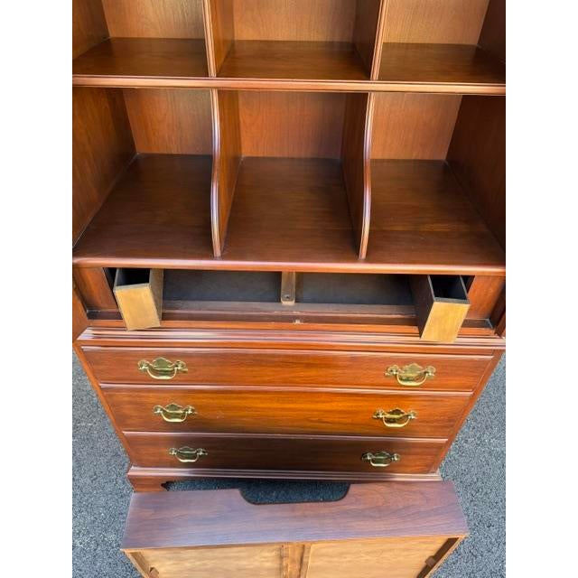 Late 20th Century Henkel Harris Gentlemans Chest or Armoire For Sale - Image 12 of 12