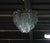 Glass Mid-Century Modern Round Camer Chandelier For Sale - Image 7 of 9