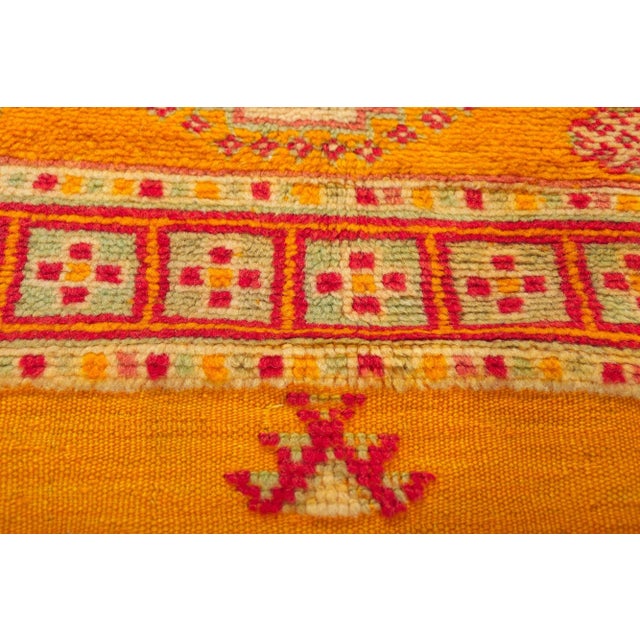 Late 20th Century Vintage Berber Moroccan Rug - 03'08 X 06'05 For Sale - Image 5 of 10