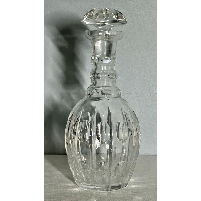Vintage Traditional Style Cut Crystal Decanter W/Stopper For Sale - Image 15 of 15