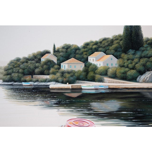 Mia Mustapic (b 1983) - Oil on Canvas - Croatia - 41" H x 45" W About The Artist Mia Mustapic is a contemporary painter...