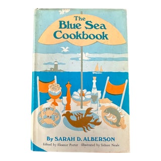 Vintage Cookbook Beach House Kitchen Decor For Sale