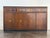 Brown Vintage 1940's Art Deco Walnut and Brass Credenza For Sale - Image 8 of 18