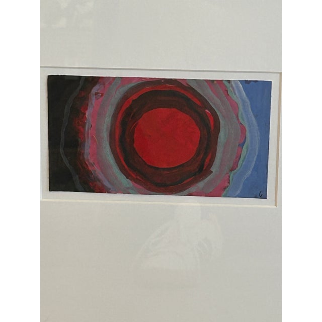 Framed Abstract Pastels by Thomas George -Set of 3 For Sale - Image 4 of 4