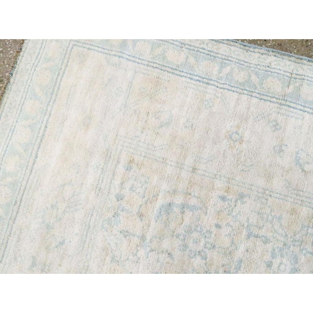 Galerie Shabab Collection Mid-20th Century Indian Cotton Agra Accent Rug For Sale - Image 4 of 6
