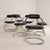 Black Vintage Cobra Dining Chairs by Giotto Stoppino, 1970s, Set of 6 For Sale - Image 8 of 8
