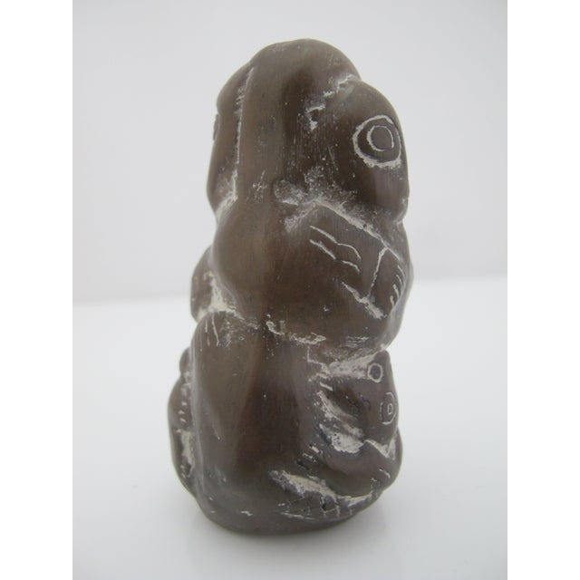 South American Pachamama Carved Stone Earth Mother & Animals Amulet Figurine For Sale In Portland, OR - Image 6 of 8