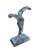 Sizable 43" Modern Faux Bronze "Lovers" Statue For Sale - Image 10 of 10