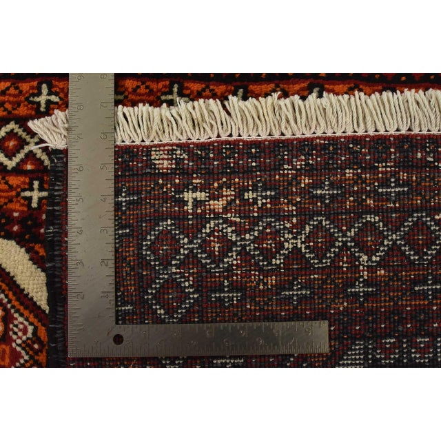 Baloch Rug 3’1” X 5’7” Ivory Wool Vintage Tribal Hand-Knotted Oriental Carpet For Sale - Image 12 of 12