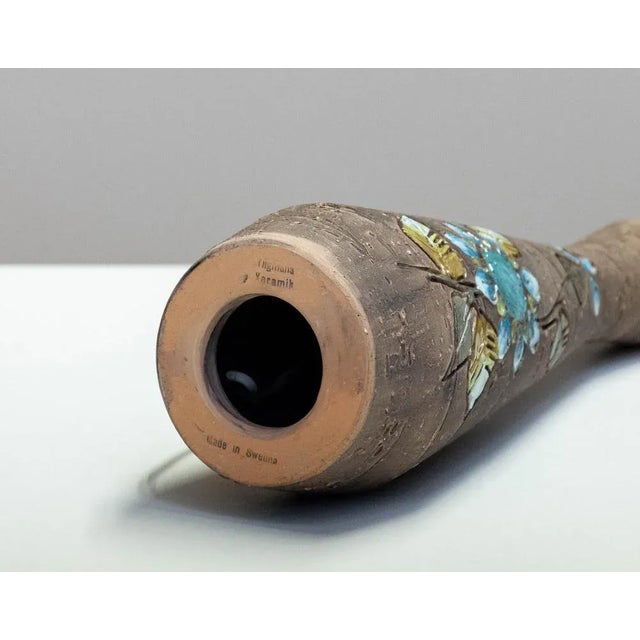 Large Stoneware Table Lamp by Tilgmans Keramic, Sweden, 1960s For Sale - Image 3 of 10