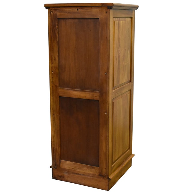 Legacy 4 Drawer File Cabinet - Light Brown Walnut For Sale - Image 4 of 10