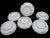 Japanese Imari Hand Painted Kirin & Flower Porcelain 4 3/4" Plate Set of 6 For Sale - Image 9 of 9