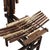Set of Italian Sculptural Wooden Chairs by Anacleto Spazzapan, 1980s For Sale - Image 14 of 18