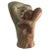1960s Marble Sculpture of a Woman with Oversized Hands For Sale - Image 11 of 11