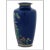 Antique Meiji Japanese Cloisonne Blue Enamel Silver Vase With Eagle Signed Inaba For Sale In New York - Image 6 of 8