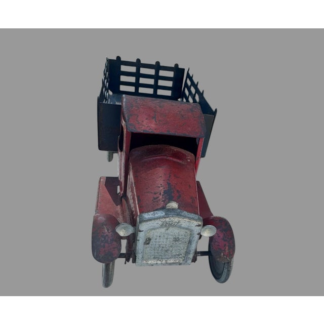 Metal 1930s Metalcraft Sunshine Biscuits Advertising Stake Truck Pressed Steel 12” For Sale - Image 7 of 10