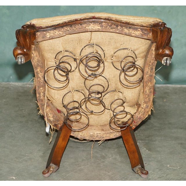 Antique Victorian Medallion Back Chair For Sale - Image 14 of 17