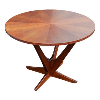 Radial Teak Coffee Table from Georg Jensen, 1960s For Sale