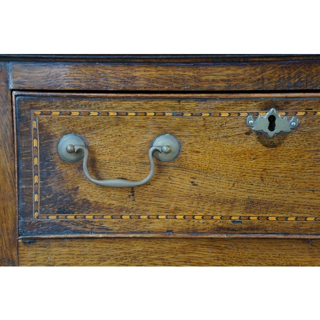 Antique Georgian Period English Oak Welsh Dresser Pewter Cupboard Buffet Hutch For Sale - Image 18 of 18