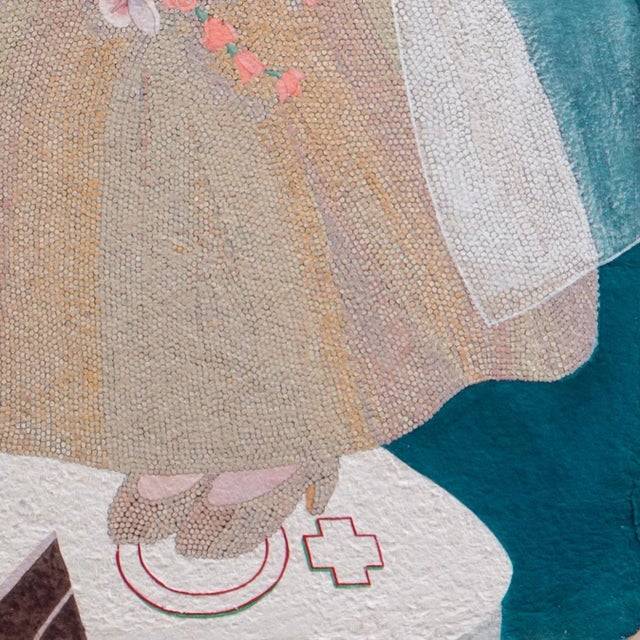 'Fancy Dancer and the Sunset Queen' by Theodore Villa, Santa Barbara, Apache, Laguna, Los Angeles County Museum of Art For Sale - Image 11 of 14