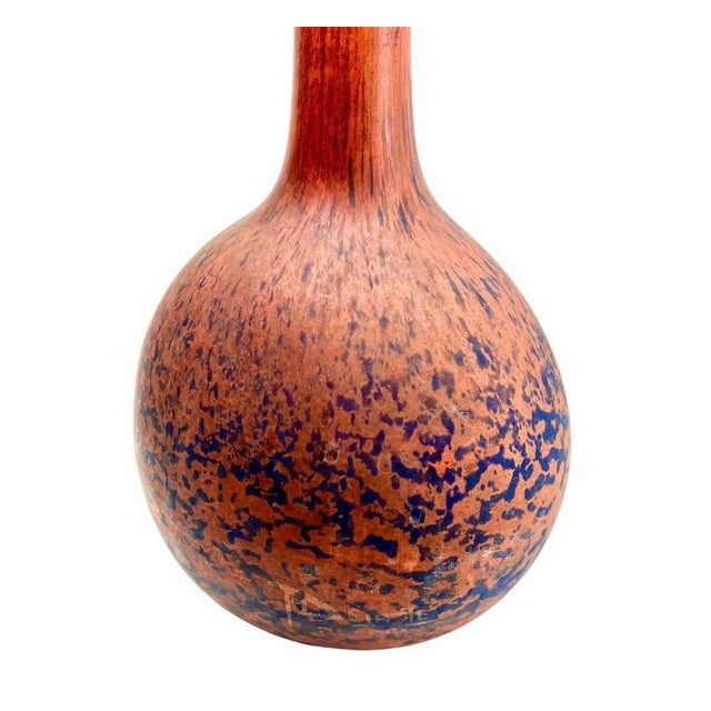 1920s Large Vase in Art Glass by André Delatte, 1925 For Sale - Image 5 of 15