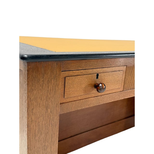 Art Deco Modernist Free-Standing Desk by J.A. Muntendam for L.O.V. Oosterbeek, 1920s For Sale - Image 16 of 18