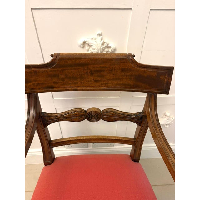 Antique Regency Mahogany Dining Chairs, 1830, Set of 12 For Sale - Image 14 of 18