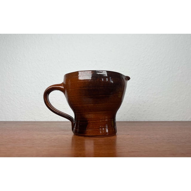 Mid-Century Modern German Studio Pottery Jug Vase by Siegfried Gramann for Töpferhof Römhild, 1960s For Sale - Image 9 of 16