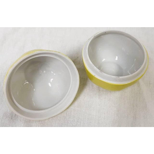 Vintage Laslo for Mikasa Porcelain Lemon Lidded Container Made in Japan For Sale In West Palm - Image 6 of 13