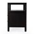 Black Nora 28 in. W Rectangular 2 Drawer Wide Nightstand with Open Shelf, Antique Coffee For Sale - Image 8 of 11