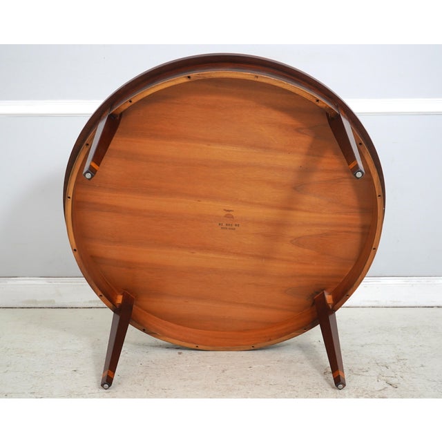 Kindel Winterthur Round Inlaid Coffee Table For Sale - Image 13 of 14
