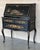 Chippendale Style Slant Top Desk in Black Lacquered Wood, circa 1900 For Sale - Image 17 of 18