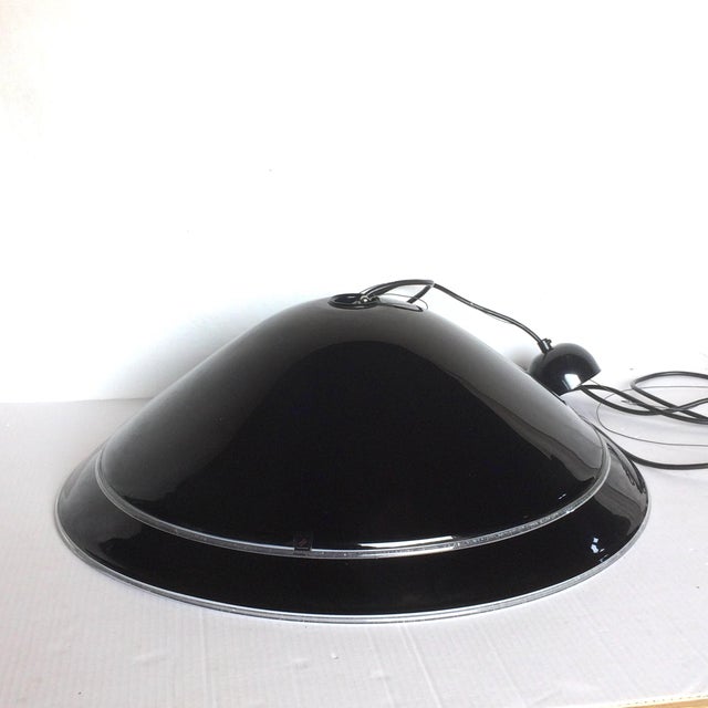 Black Dogale Pendant Lamp from Murano Due, 1980s For Sale - Image 8 of 8