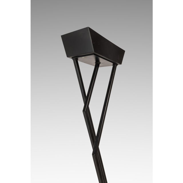 Mid-Century Post Modern Italian Cantilever Freestanding 6 Foot Floor Lamp With Travertine Base, Italy, C. 1980s For Sale - Image 11 of 15