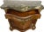 French 1990s French Louis XV Bombe Chest Marble Top With Bronze For Sale - Image 3 of 4